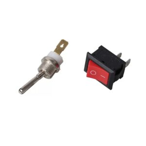 Chainsaw flameout start switch assembly