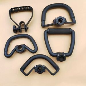 Backpack handle for lawn mower